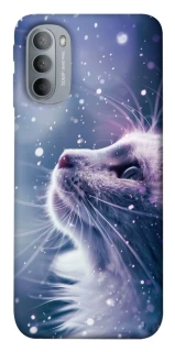 Чехол на Motorola Moto G31 Snow cat фото 1 из 1
