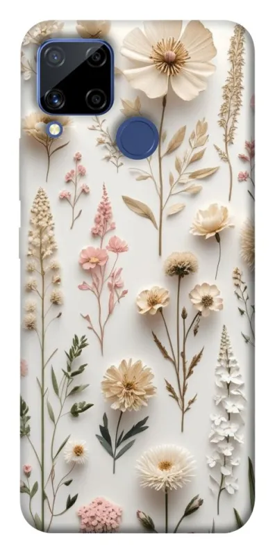 Чохол на Realme C15 Floral design ver.1 фото 1 з 1