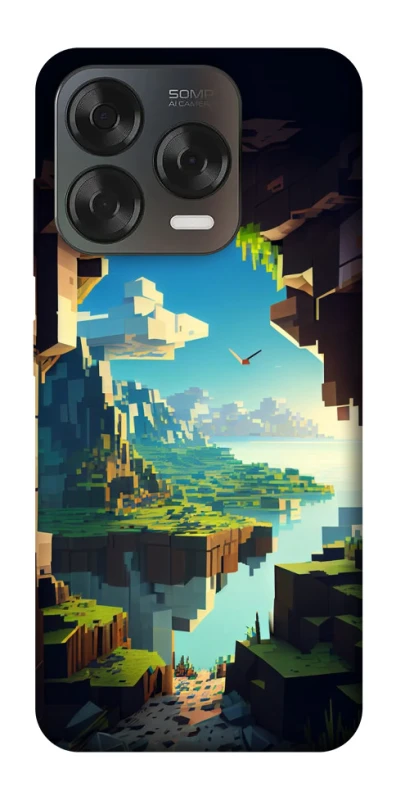 Чохол на ZTE Blade V70 Design Minecraft sunrise фото 1 з 2