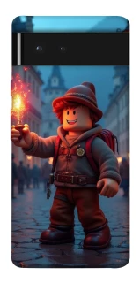 Чохол на Google Pixel 6 Roblox Fire Logo Blue Flames фото 1 з 1