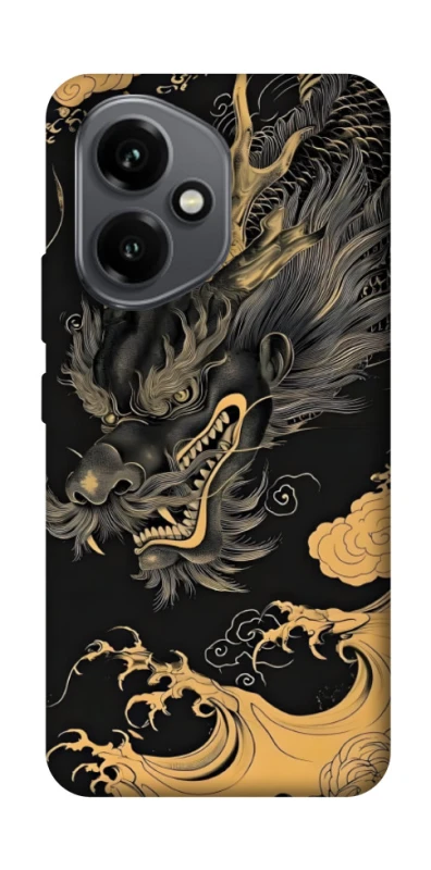 Чехол на Honor 400 gold dragon фото 1 из 1