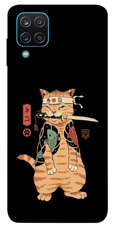 Чохол на Samsung Galaxy M12 Кіт-самурай фото 1 з 1