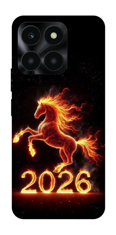 Чохол на Huawei Honor X6a Red Fire Horse ver.1 фото 1 з 1