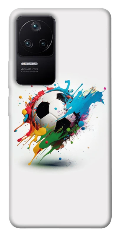 Чехол на Xiaomi Redmi K40S / Poco F4 5G Football Ball ver3 фото 1 из 1