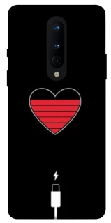 Чехол на OnePlus 8 Charge your heart фото 1 из 1
