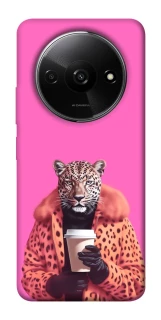 Чохол на Xiaomi Redmi A3 Леопард з кавою фото 1 з 1