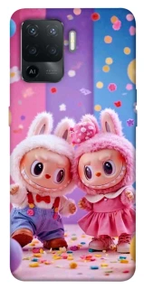 Чехол на Oppo Reno 5 Lite Labubu twins ver.3 фото 1 из 1