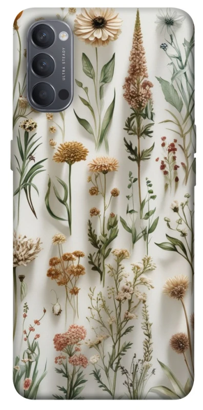 Чохол на Oppo Reno 4 Floral design ver.2 фото 1 з 1