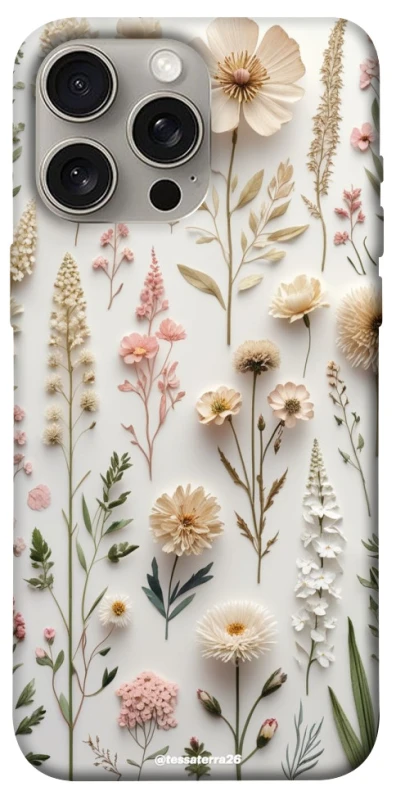 Чехол на Apple iPhone 15 Pro Max (6.7") Floral design ver.1 фото 1 из 1