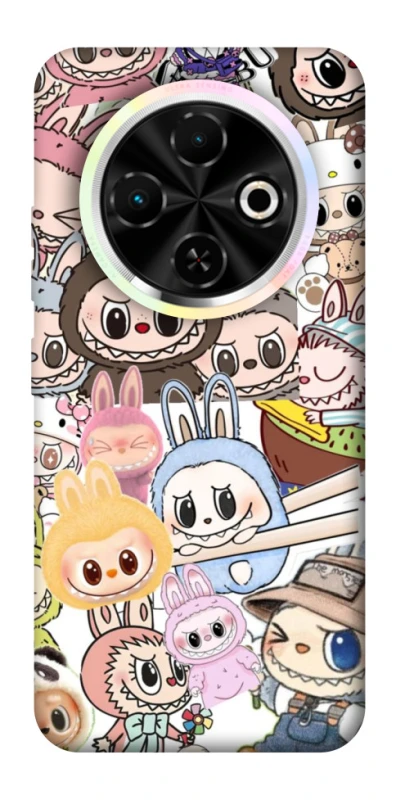 Чехол на TECNO Spark 30C All Labubus фото 1 из 1