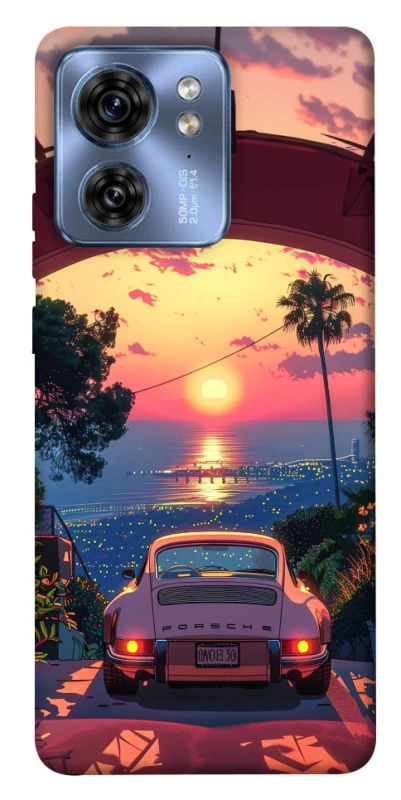 Чохол на Motorola Edge 40 Porsche at sunset фото 1 з 1