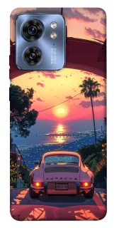 Чехол на Motorola Edge 40 Porsche at sunset фото 1 из 1