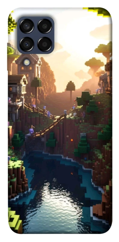 Чохол на Samsung Galaxy M33 5G Minecraft sunset фото 1 з 1
