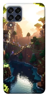 Чехол на Samsung Galaxy M33 5G Minecraft sunset фото 1 из 1