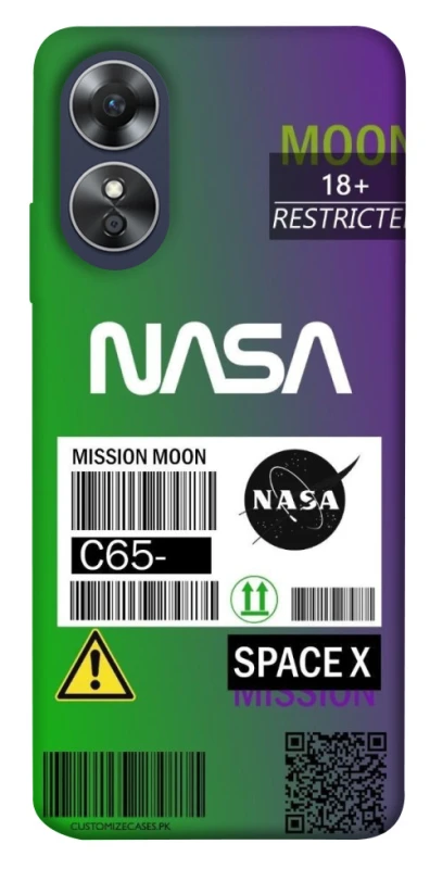 Чохол на Oppo A17 NASA ver.2 фото 1 з 1