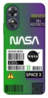 Чохол на Oppo A17 NASA ver.2 фото 1 з 1