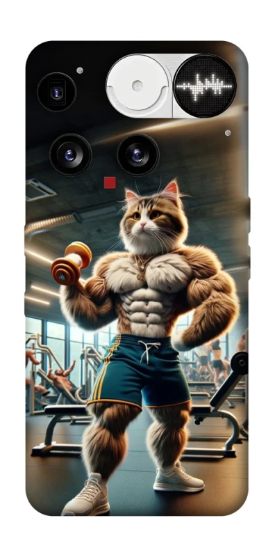 Чехол на Nothing Phone (3) Качок кот фото 1 из 1