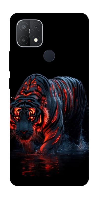 Чохол на Oppo A15s / A15 fire tiger фото 1 з 1