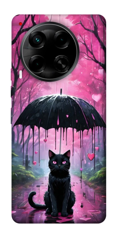 Чохол на TECNO Camon 30 (CL6) Black cat фото 1 з 1