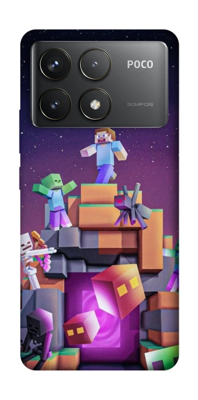 Чохол на Xiaomi Poco F6 Pro Minecraft aesthetics фото 1 з 1