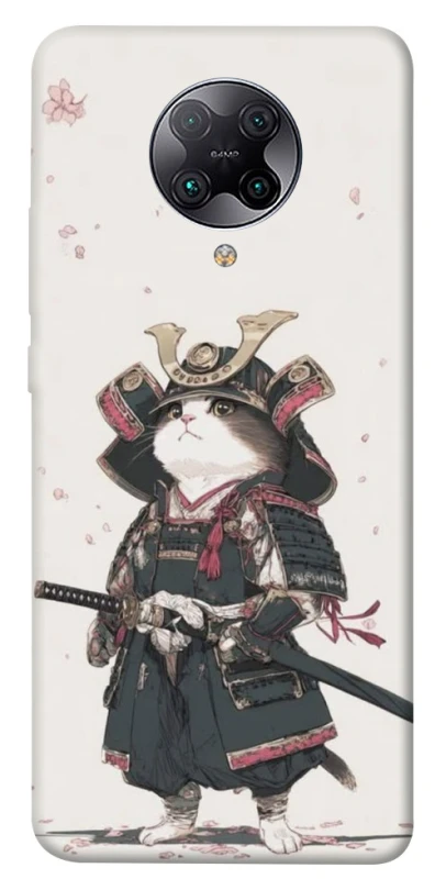 Чохол на Xiaomi Redmi K30 Pro / Poco F2 Pro Samurai Cat Warrior фото 1 з 1