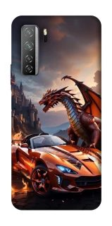 Чохол на Huawei Nova 7 SE Сar and dragon фото 1 з 1