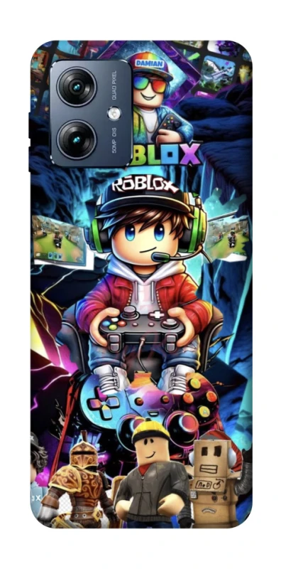 Чехол на Motorola Moto G54 Power Roblox collage ver.4 фото 1 из 1