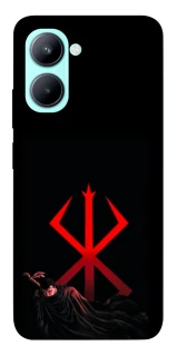 Чохол на Realme C33 Berserk Red Logo фото 1 з 1