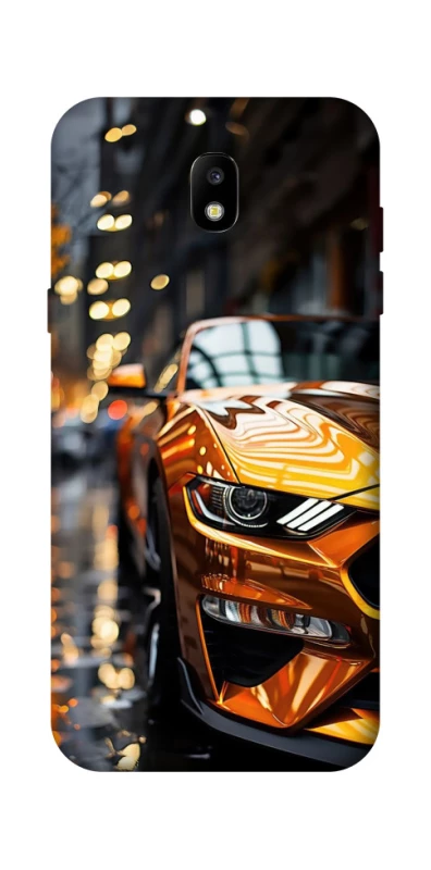 Чохол на Samsung Galaxy J5 (2017) Golden sports car фото 1 з 1