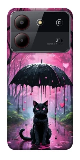Чохол на ZTE Blade A54 4G Black cat фото 1 з 1