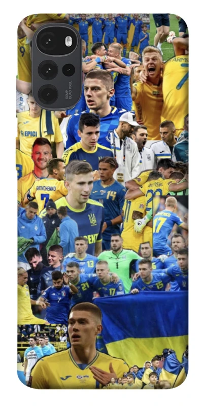 Чехол на Motorola Moto G22 UA-Football ver.6 фото 1 из 1