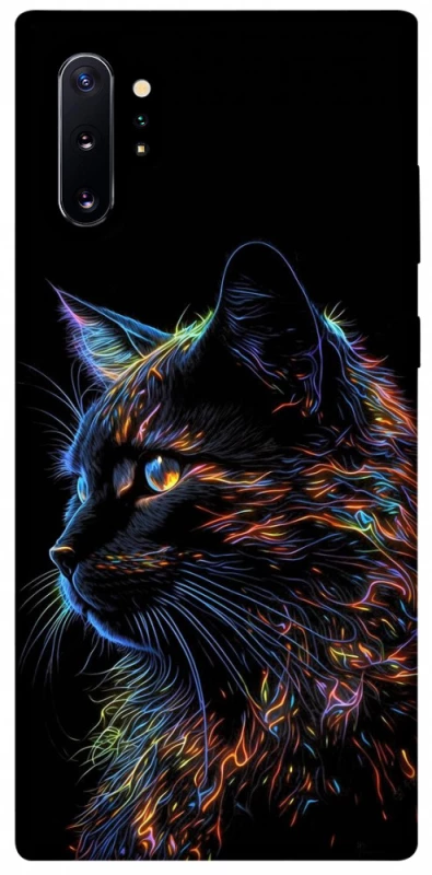 Чохол на Samsung Galaxy Note 10 Plus Чорний кіт фото 1 з 1