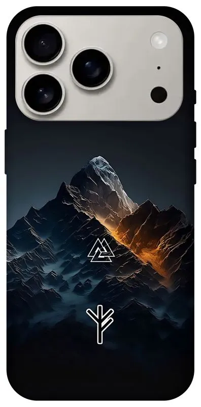 Чехол на Apple iPhone 18 Pro Руны в горах фото 2 из 2