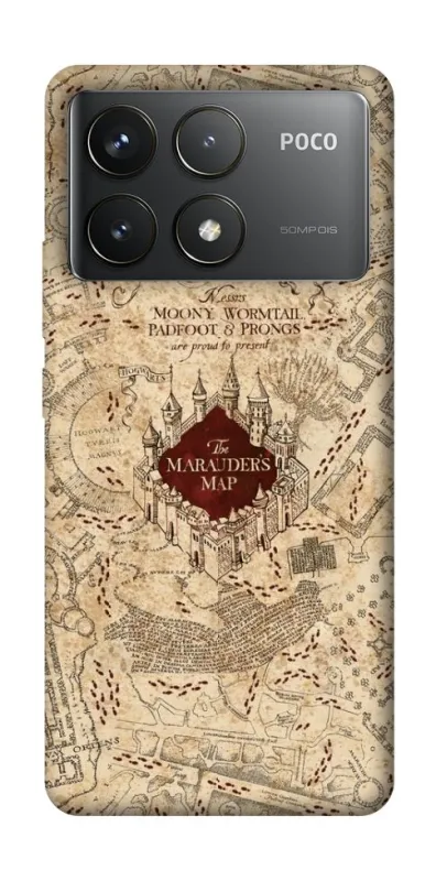 Чехол на Xiaomi Poco F6 Pro Marauders map фото 1 из 1