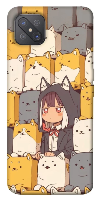 Чохол на Oppo A92s Like a cat фото 1 з 1