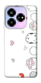 Чехол на ZTE Nubia V60 Desing Paws фото 1 из 1