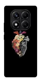 Чохол на Xiaomi Redmi Note 14 Pro 5G Heart with flowers фото 1 з 1