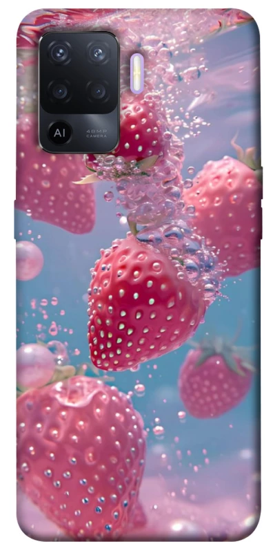 Чехол на Oppo A94 Клубника в воде фото 1 из 1