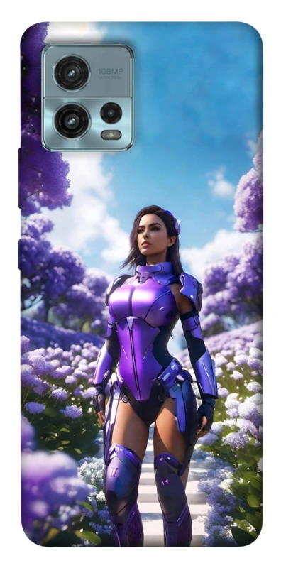 Чохол на Motorola Moto G72 Cyber space girl ver.4 фото 1 з 1