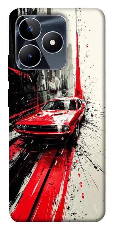 Чохол на Realme C53 Painted Mustang фото 1 з 1