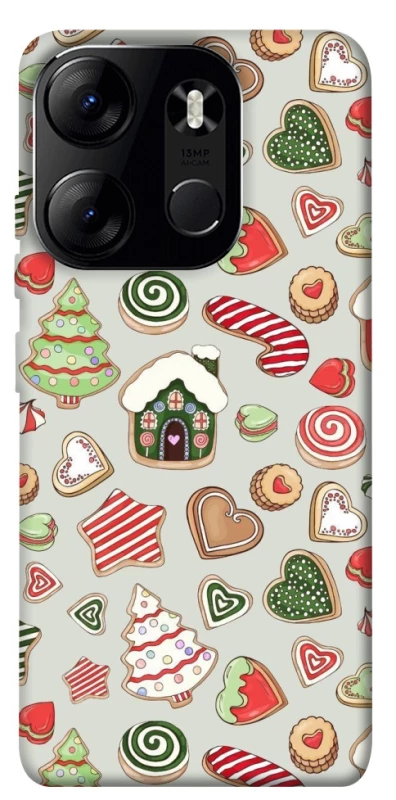 Чохол на Tecno Spark Go 2023 Новорічний v7 фото 1 з 1