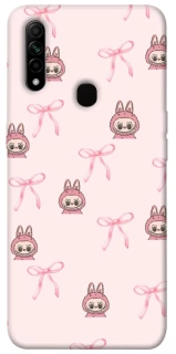 Чохол на Oppo A31 Pink bows and Labubus фото 1 з 1