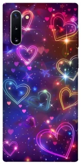 Чохол на Samsung Galaxy Note 10 Drawn hearts фото 1 з 1