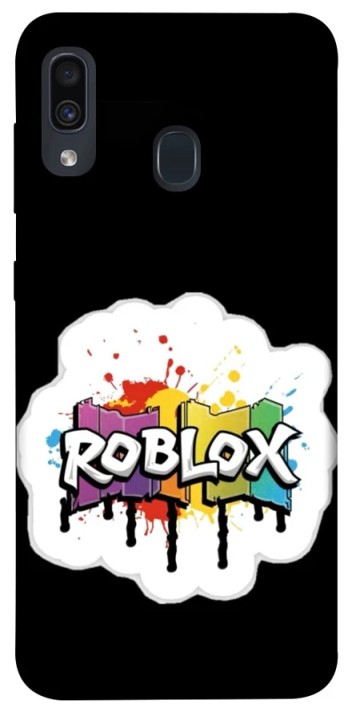 Чохол на Samsung Galaxy A20 / A30 Roblox logo ver.2 фото 1 з 1