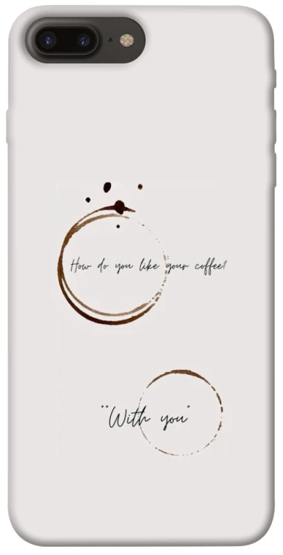 Чехол на Apple iPhone 7 plus / 8 plus Coffee with you фото 1 из 1