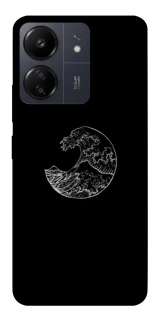 Чохол на Xiaomi Redmi 13C Black tsunami фото 1 з 1