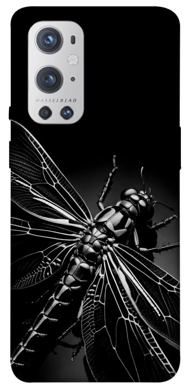 Чохол на OnePlus 9 Pro Black dragonfly фото 1 з 1