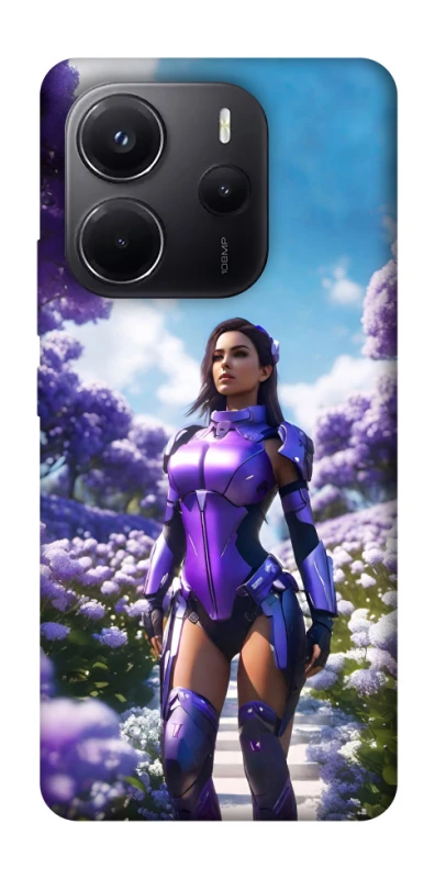 Чохол на Xiaomi Redmi Note 14 4G (Europe version) Cyber space girl ver.4 фото 1 з 1