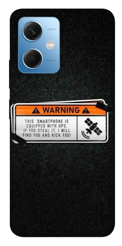 Чохол на Xiaomi Redmi Note 12 5G Warning фото 1 з 1