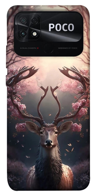 Чехол на Xiaomi Poco C40 Скандинавский олень v3 фото 1 из 1